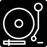 Turntable Vector Icon Style