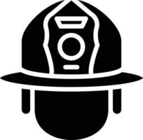 Firefighter Helmet Vector Icon Style