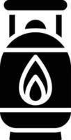 Gas Cylinder Vector Icon Style