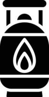 Gas Cylinder Vector Icon Style