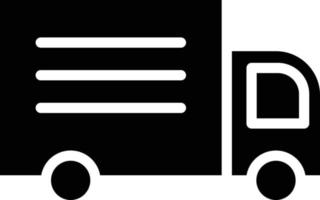 Delivery Truck Vector Icon Style