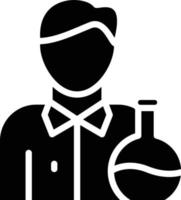 Chemist Vector Icon Style