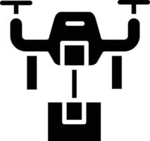 Drone Delivery Vector Icon Style