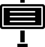 Signboard Vector Icon Style