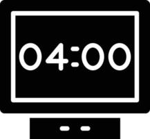 Digital Clock Vector Icon Style