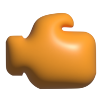 3d icon boxing glove png