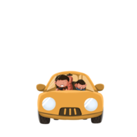 Go to vacation with family by car png