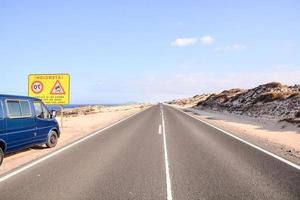 Road in the countryside photo