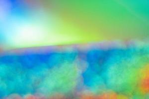 A blurred iridescent holographic foil background pastel colors photo