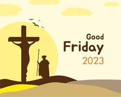 Good Friday 2023 vector