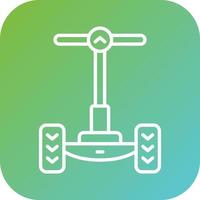 Segway Vector Icon Style