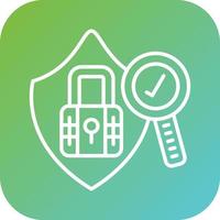 Privacy Audit Vector Icon Style