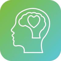 Emotional intelligence Vector Icon Style