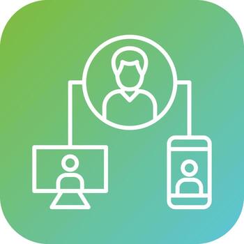 Customer Data Platforms Vector Icon Style