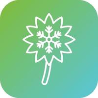 Dandelion Vector Icon Style