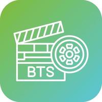 Behind The Scenes Vector Icon Style