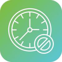 Block Time Vector Icon Style