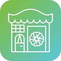 Flower Shop Vector Icon Style