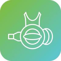 Diving Regulator Vector Icon Style