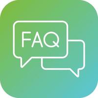 Faq Vector Icon Style