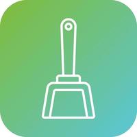 Dustpan Vector Icon Style