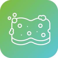 Sponge Vector Icon Style