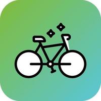 bicicleta vector icono estilo