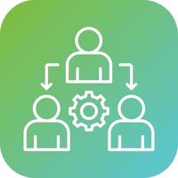Delegate Vector Icon Style
