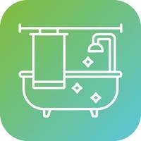 baño limpieza vector icono estilo