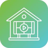 Home Theater Vector Icon Style