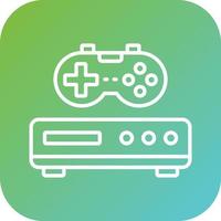 juego consola vector icono estilo