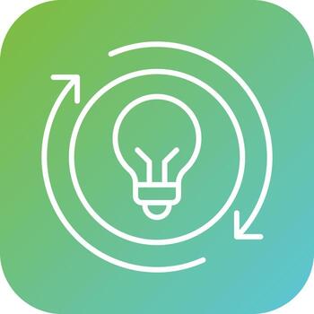 ligero uso eficiencia vector icono estilo