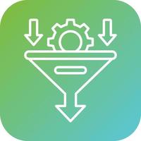 Bottleneck Vector Icon Style
