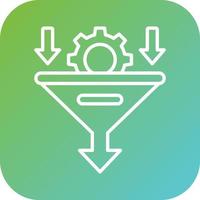 Bottleneck Vector Icon Style