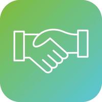 Handshake Vector Icon Style