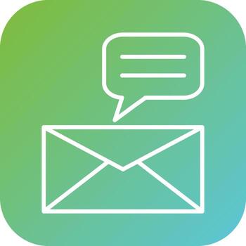 Message Vector Icon Style