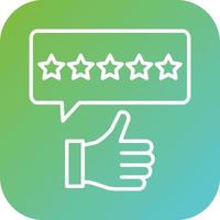 Customer Feedback Vector Icon Style