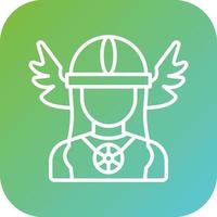 Shieldmaiden Vector Icon Style