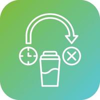 End Of Life Disposal Vector Icon Style