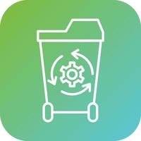 Waste Recovery Vector Icon Style