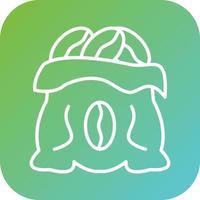 Coffee Sack Vector Icon Style