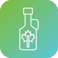 Maple Syrup Vector Icon Style