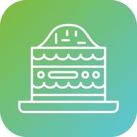 Baklava Vector Icon Style