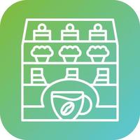 Cafe Wifi Vector Icon Style