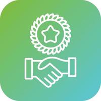 Handshake Vector Icon Style