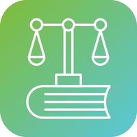 Common Law Vector Icon Style