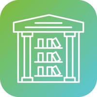 Library Vector Icon Style