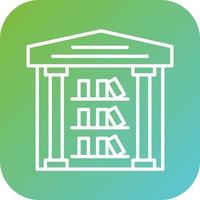 Library Vector Icon Style