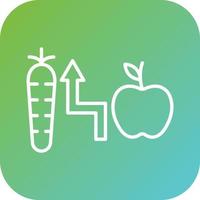 Calorie Intake Vector Icon Style