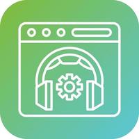 24 7 Support Vector Icon Style